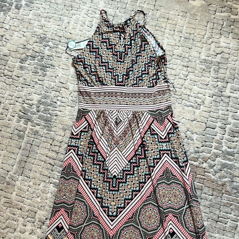 London Times Maxi Halter Dress